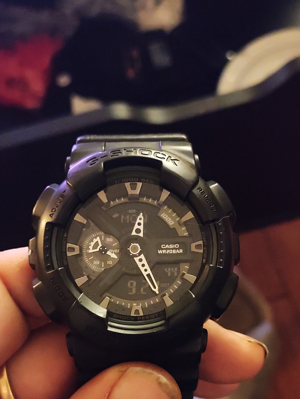 Casio Black G-Shock Analog-Digital Men's Watch